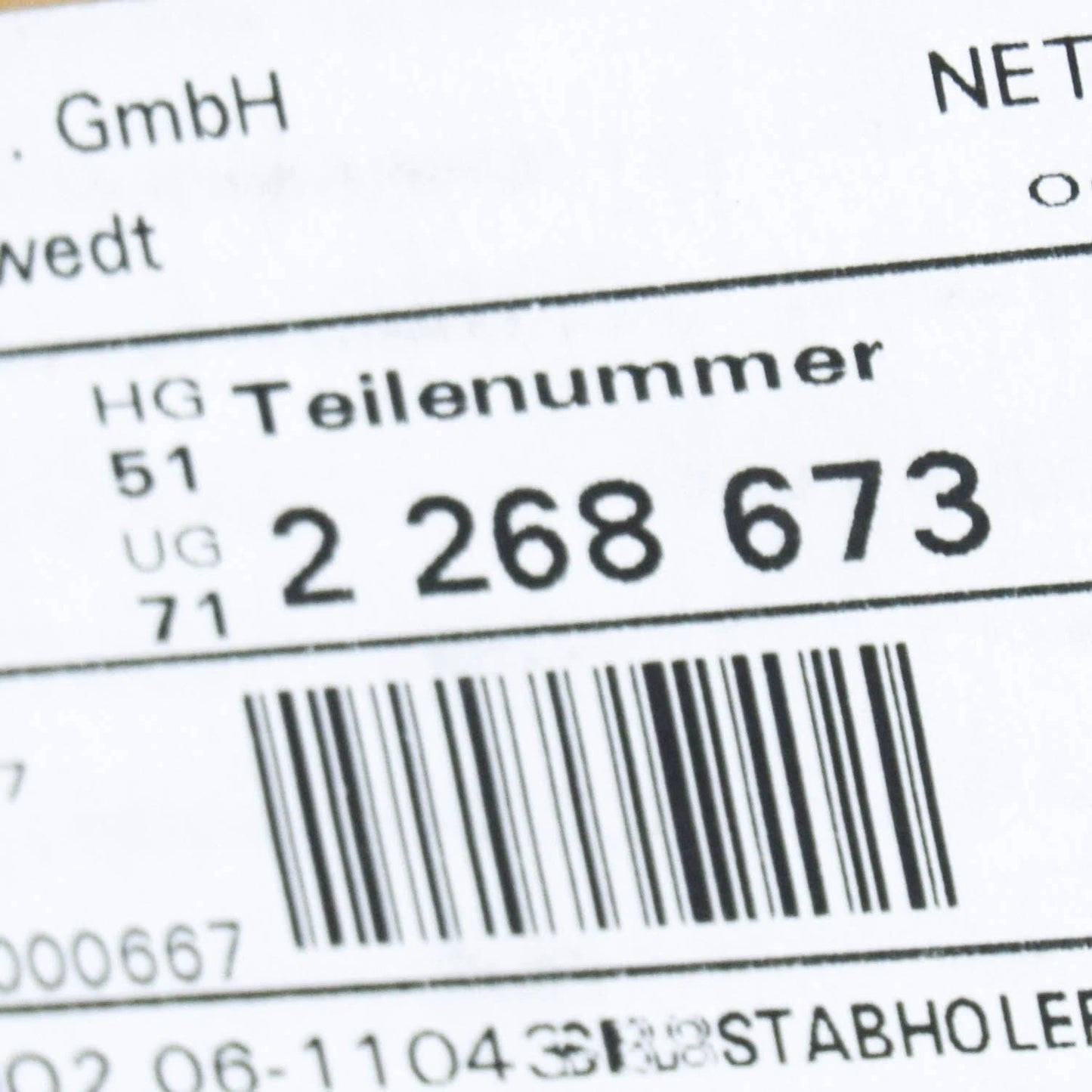 NEW BMW M3 COUPE E36 FRONT M TRIM PANEL AIR DUCT 51712268673 2268673 ORIGINAL