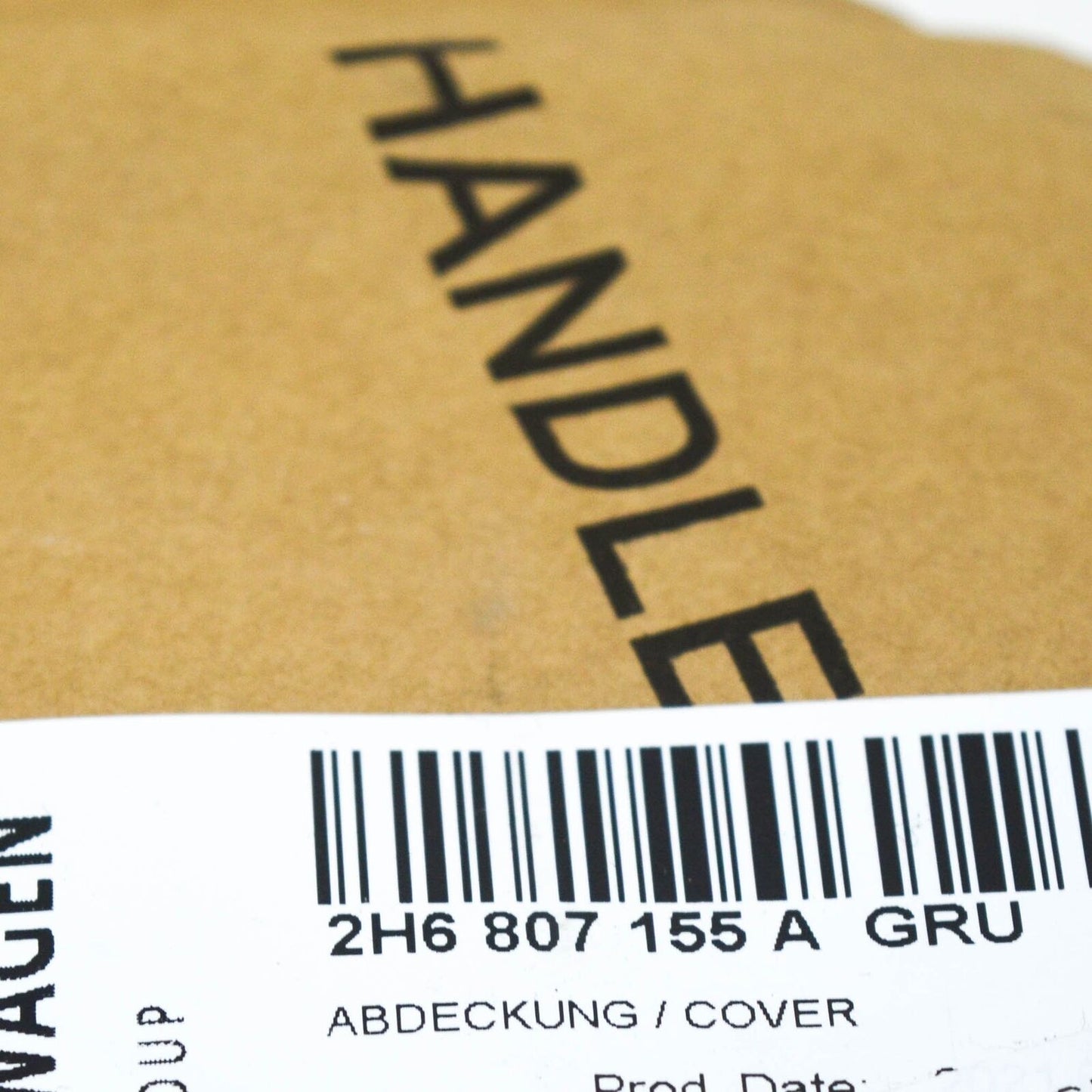 NEW VW AMAROK 2H FRONT BUMPER TOW HOOK EYE CAP RIGHT LOWER 2H6807155AGRU