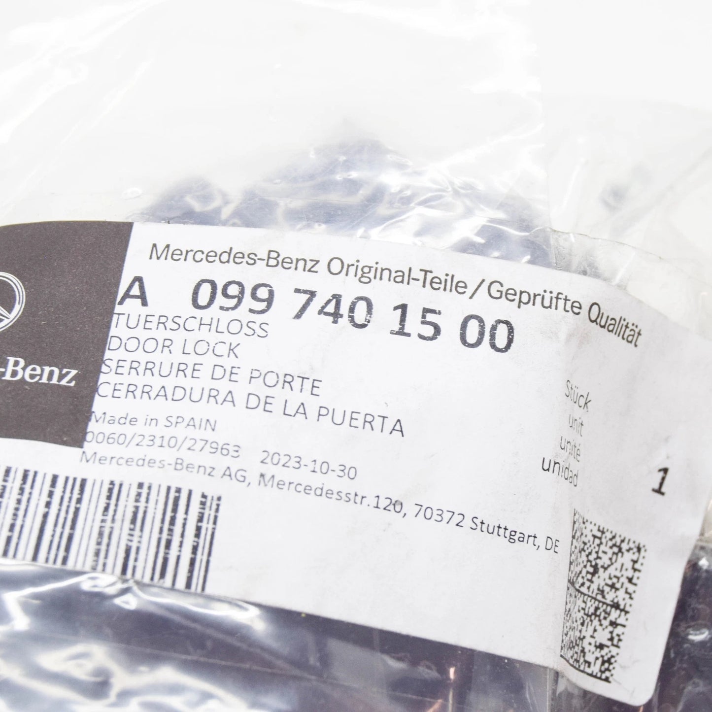NEW MERCEDES-BENZ C W206 REAR TAILGATE BOOT LOCK A0997401500 ORIGINAL