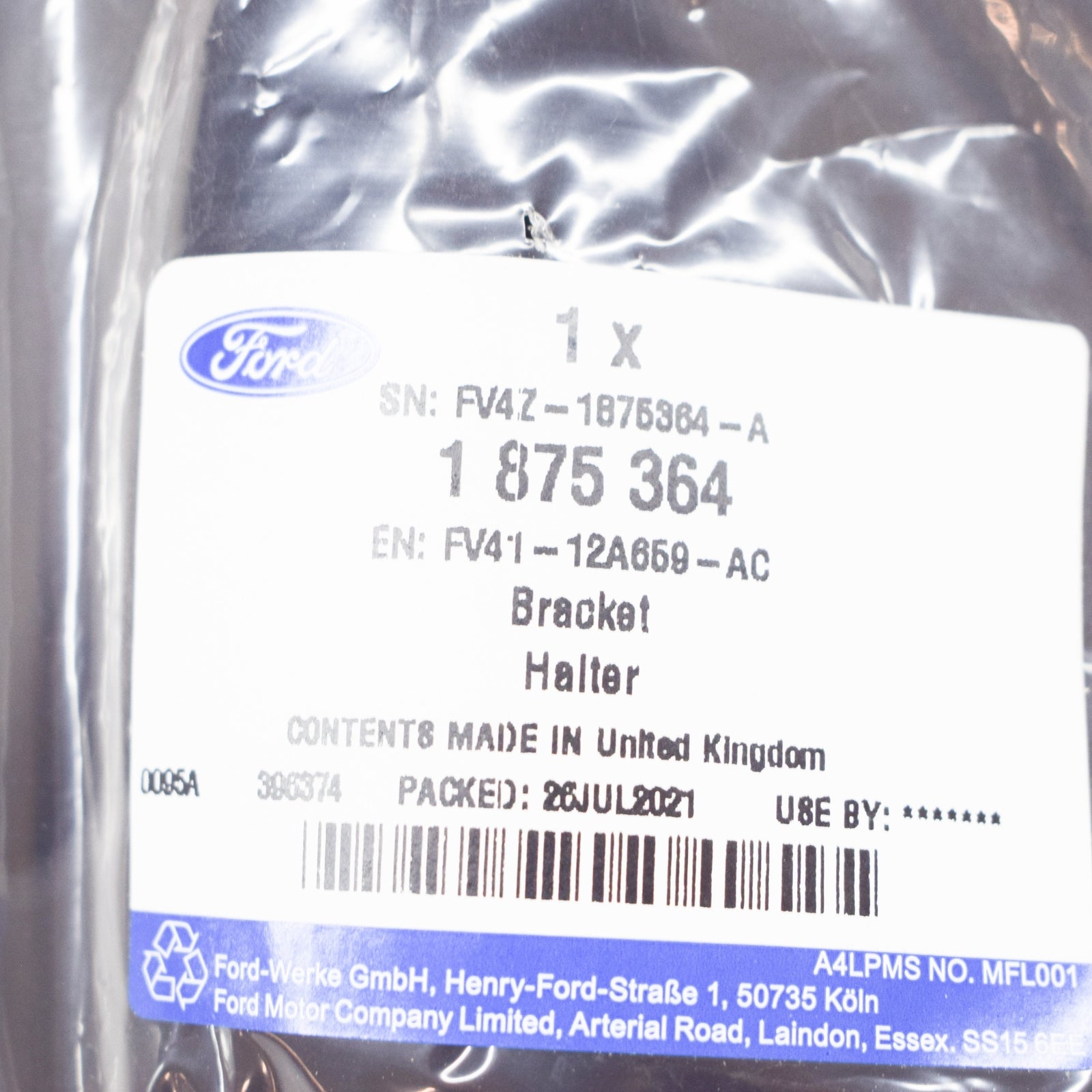 new ford kuga c520 mk2 engine control module bottom bracket 1875364 original