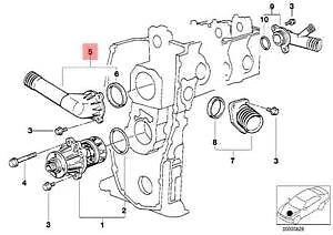 NEW BMW 3 E36 1.8I THERMOSTAT 11531739755 ORIGINAL