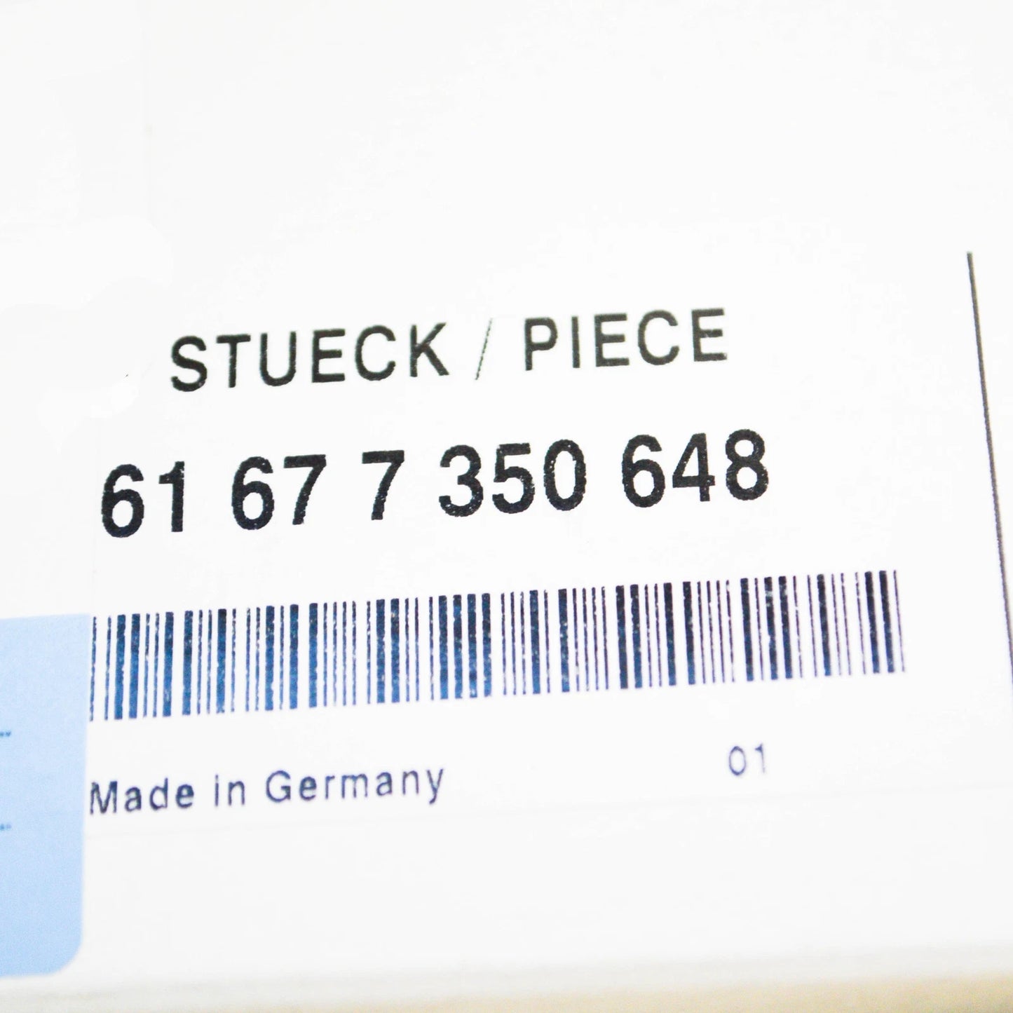 NEW BMW X1 E84 FRONT RIGHT HEADLIGHT WASHER NOZZLE 61677350648 ORIGINAL