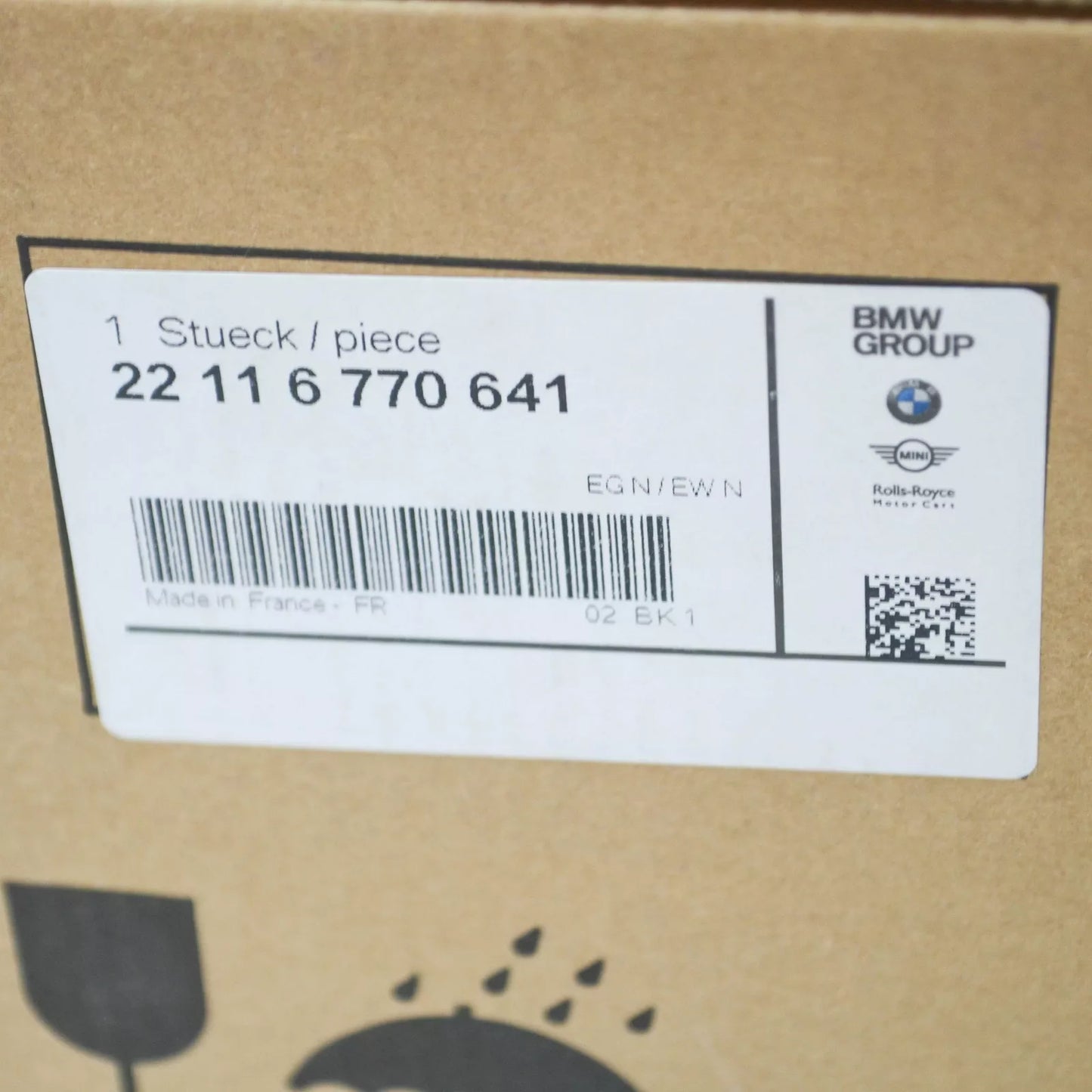 NEW BMW 5 E60 LEFT SIDE ENGINE MOUNT 6770641 22116770641 ORIGINAL