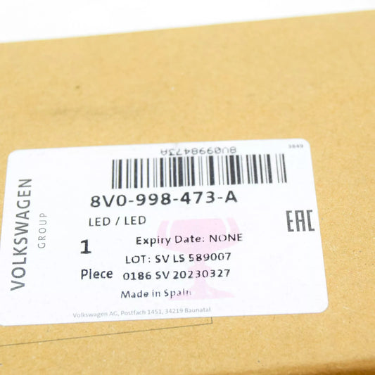 NEW AUDI A3 8V LEFT LED HEADLIGHT CONTROL BALLAST MODULE UNIT 8V0998473A