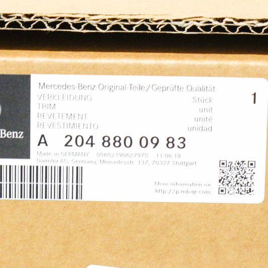 NEW MERCEDES-BENZ C W204 AMG FRONT BUMPER GRILLE UPPER TRIM A2048800983