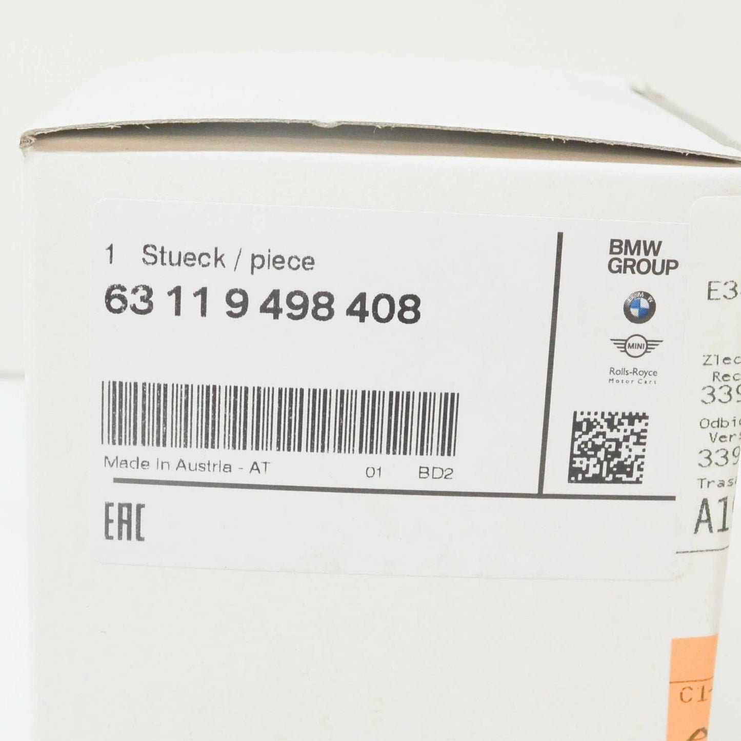 NEW BMW 7 G11 FRONT RIGHT LED LIGHT CONTROL UNIT 2017 ORIGINAL