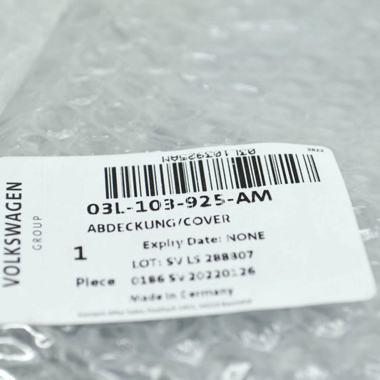 NEW VW BEETLE A5 ENGINE INTAKE MANIFOLD COVER 'VW' 'TDI' 03L103925AM ORIGINAL