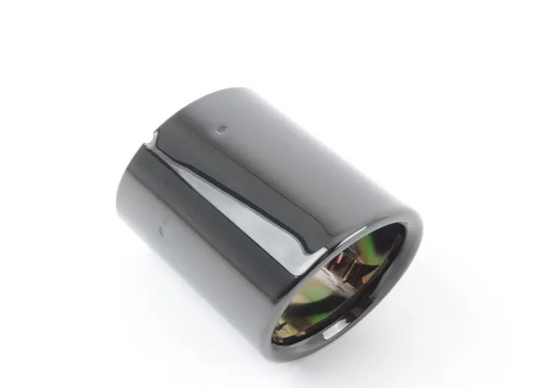 new bmw 5 f10 black chrome tailpipe trim 18308511729 8511729 original