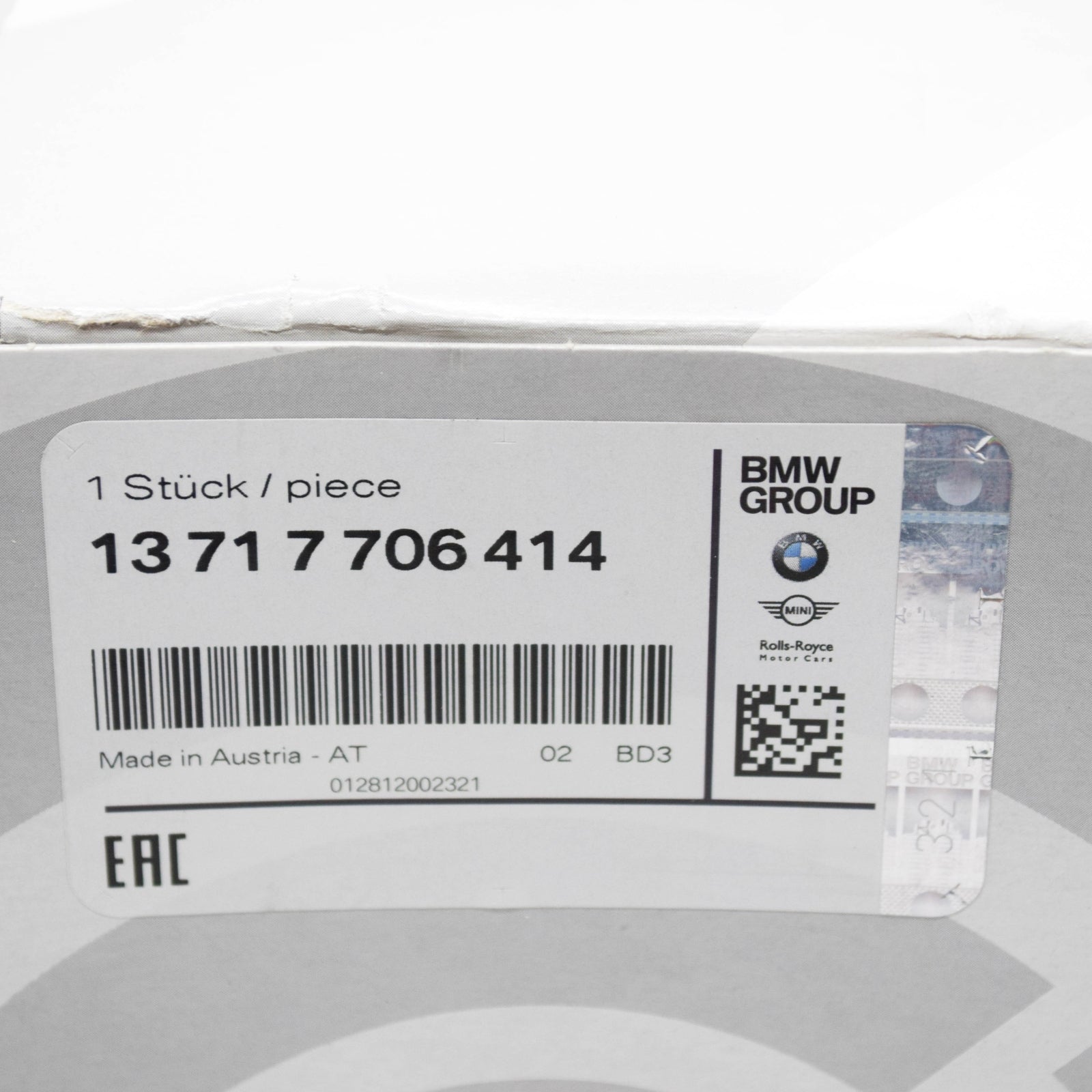 new bmw k21 r ninet 16 air filter 13717706414 original