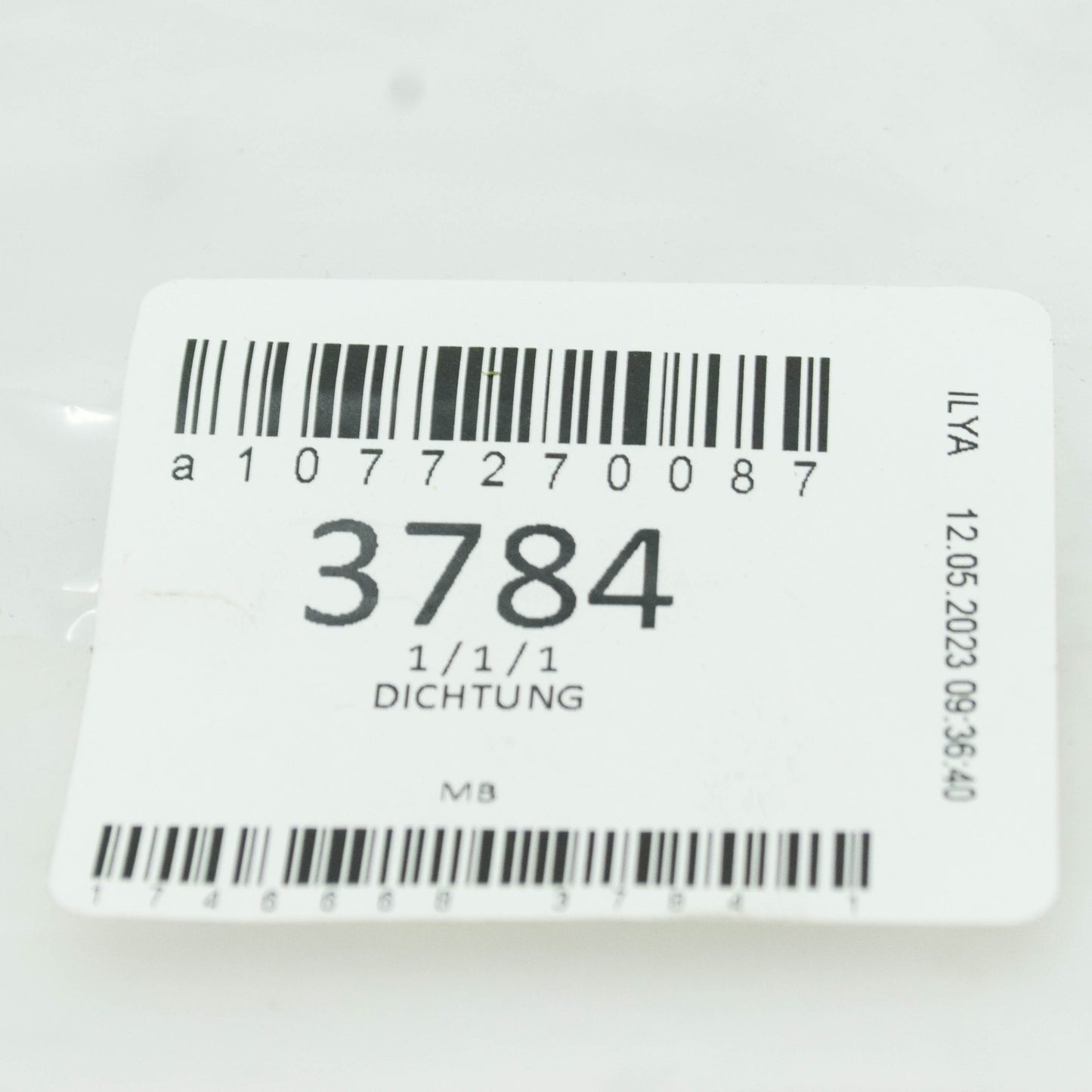 NEW MERCEDES-BENZ SL COUPE C107 FRONT DOOR PANELING SEAL A1077270087 ORIGINAL