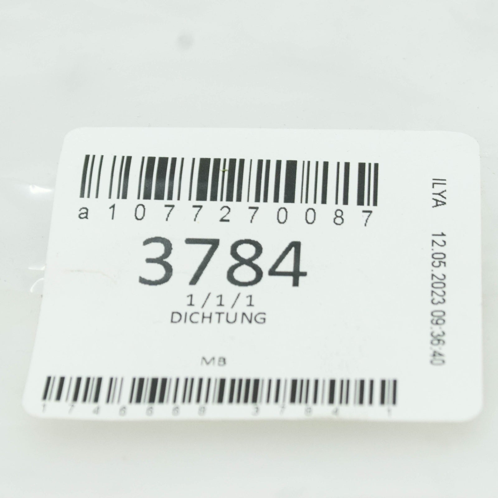 NEW MERCEDES-BENZ SL COUPE C107 FRONT DOOR PANELING SEAL A1077270087 ORIGINAL