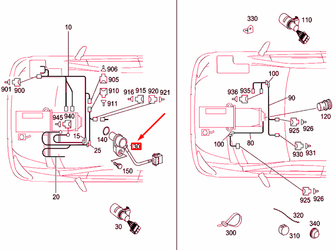 NEW MERCEDES-BENZ VITO W639 SPEED SENSOR PULSE SENDER UNIT A0135425017 ORIGINAL