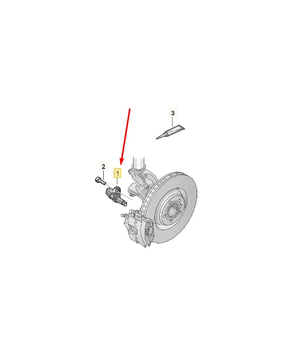 NEW SEAT ATECA KH7 FRONT RIGHT SIDE ABS SENSOR WHT003860A ORIGINAL