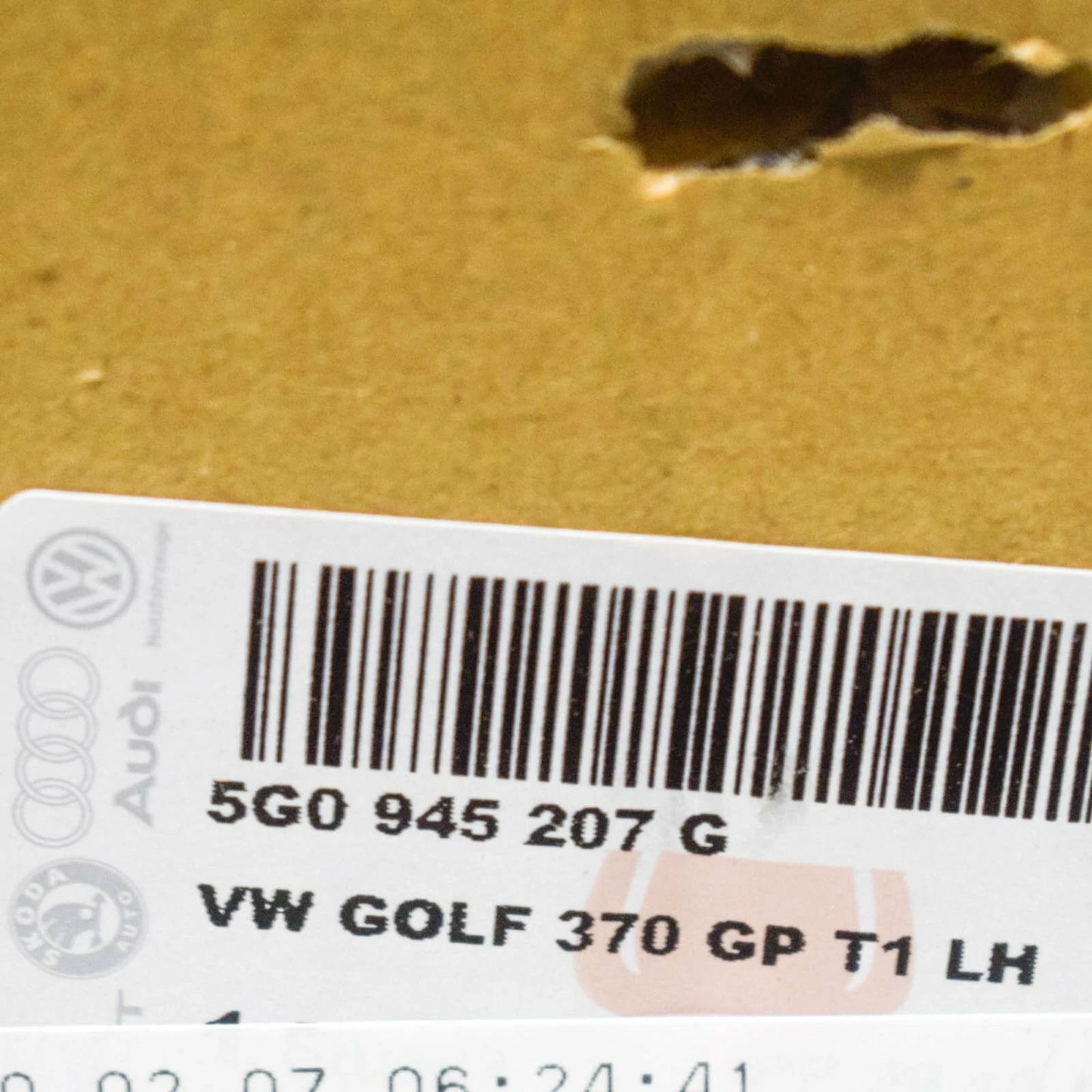 NEW VOLKSWAGEN GOLF MK7 REAR LEFT TAILLIGHT LED 5G0945207G ORIGINAL