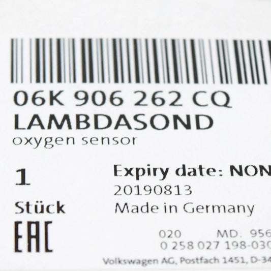 NEW AUDI A3 8V FRONT LAMBDA PROBE 06K906262CQ ORIGINAL