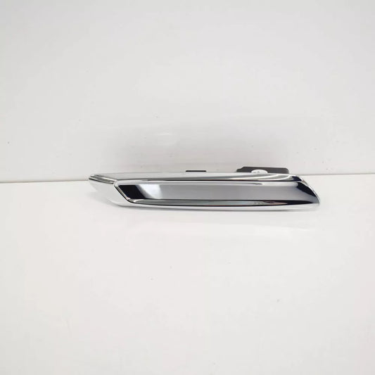 NEW BMW F10 EXTERIOR FRONT FENDER TRIM CHROMED LEFT 51137336645 7336645 ORIGINAL