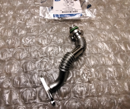 new ford galaxy mk3 cd390 turbo oil return hose pipe 1897340 original