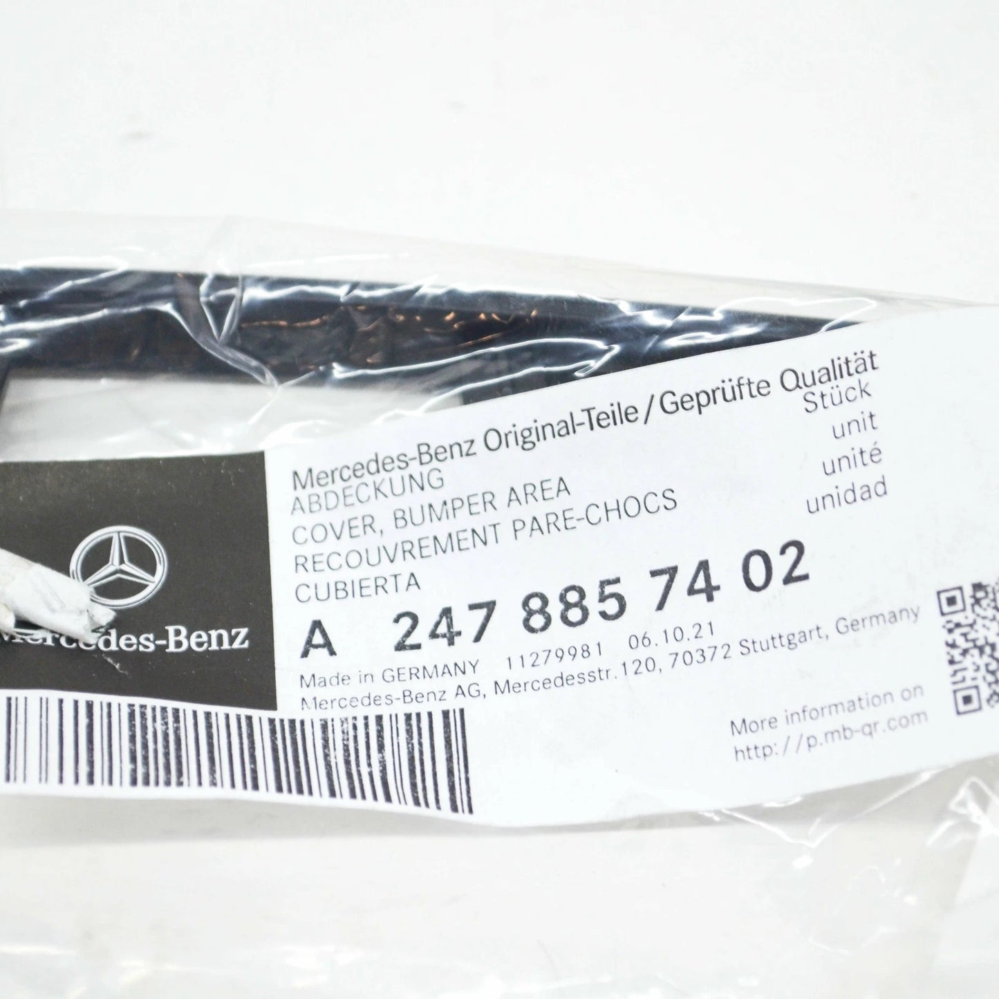 NEW MB B SPORTS TOURER W247 FRONT BUMPER RIGHT BOTTOM STRIP A2478857402 ORIGINAL