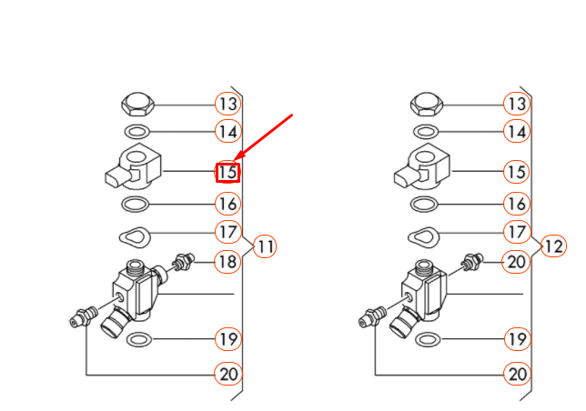 NEW VOLKSWAGEN CADDY 2K GAS SUPPLY SYSTEM COIL 2K0959975B ORIGINAL