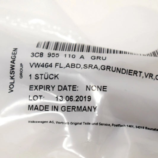 NEW VOLKSWAGEN PASSAT CC A6 RIGHT HEADLIGHT WASHER COVER 3C8955110AGRU ORIGINAL