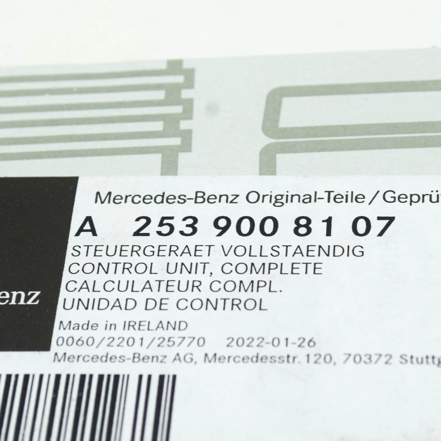 NEW MERCEDES-BENZ GLC COUPE C253 RAIN AND LIGHT SENSOR A2539008107 ORIGINAL