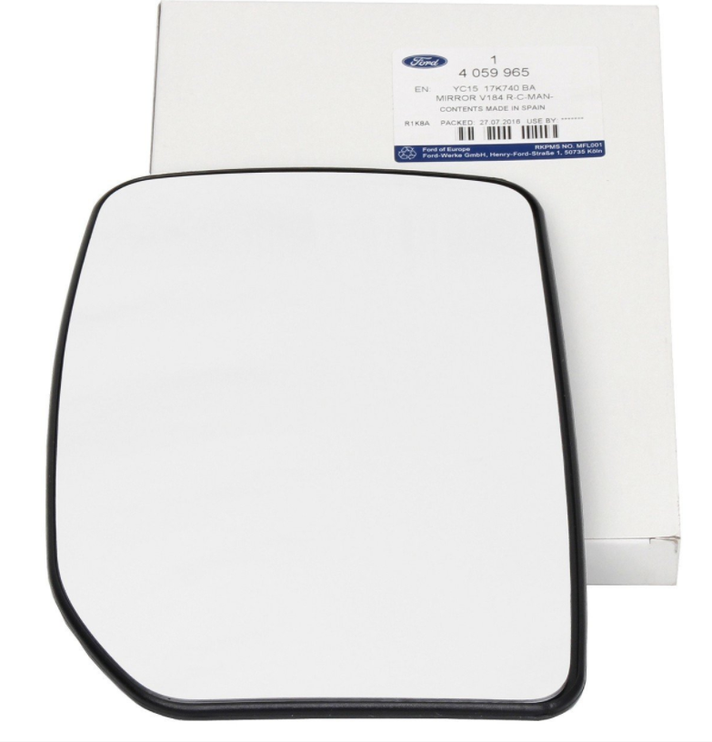 new ford transit mk3 front right door mirror glass 4059965 original