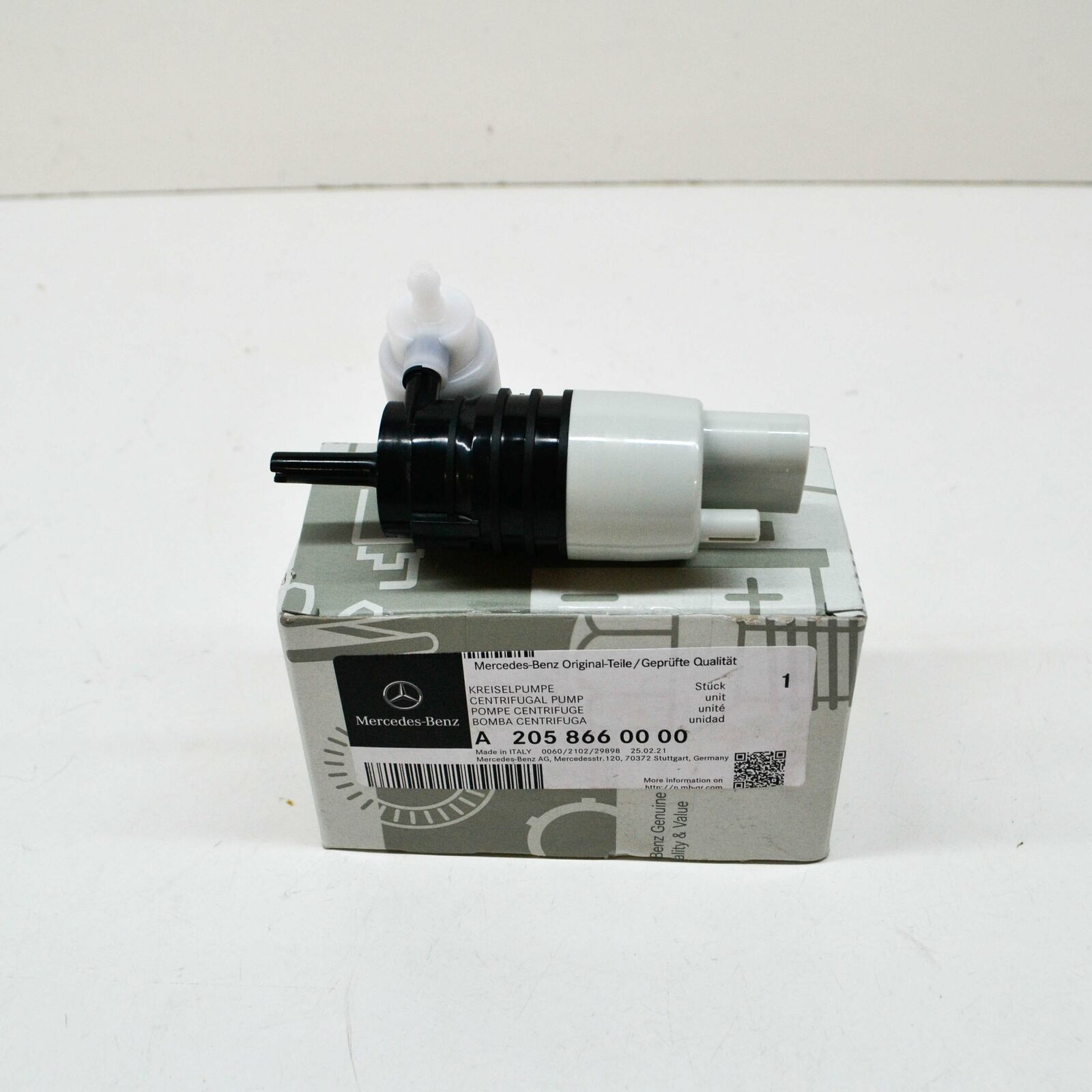 NEW MB C T-MODEL S205 WINDSHIELD WASHER PUMP MOTOR A2058660000 ORIGINAL