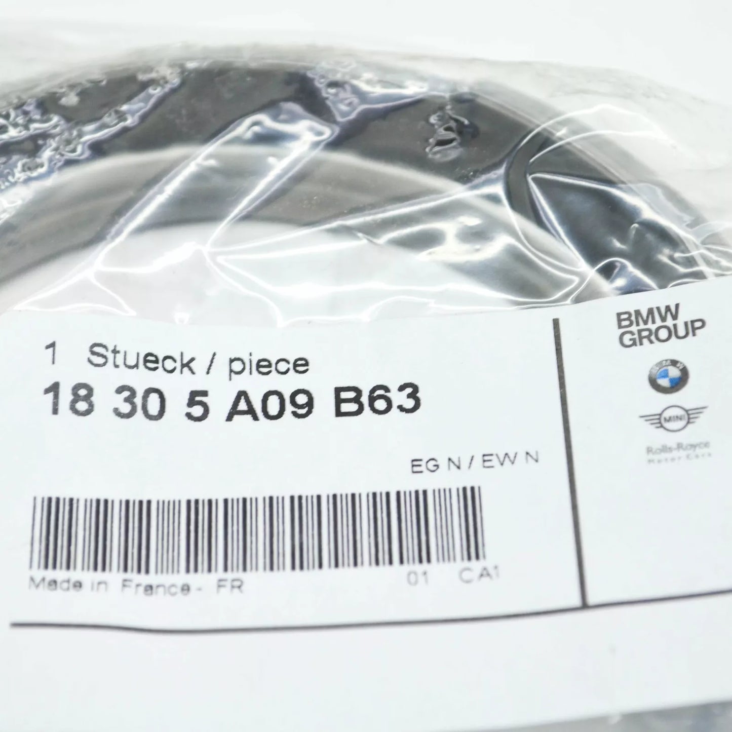 NEW BMW X3 G01 FRONT MUFFLER V-BAND CLAMP D=80.0MM 18305A09B63 ORIGINAL