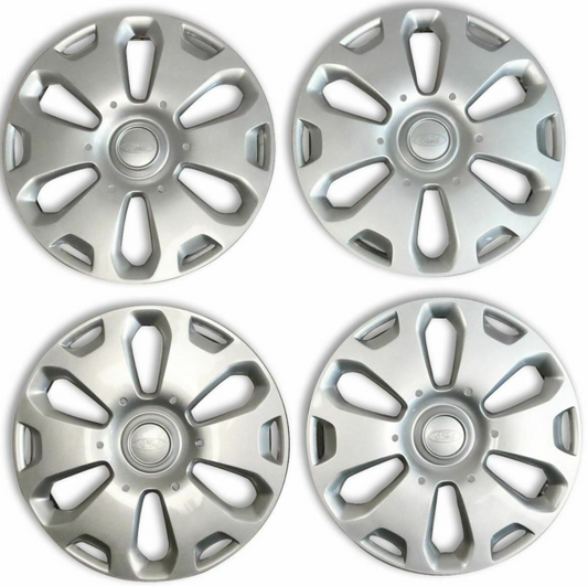 new ford fiesta wt mk6 14" wheel trims set of 4 am8a6j-1a067-aa 1813325 original