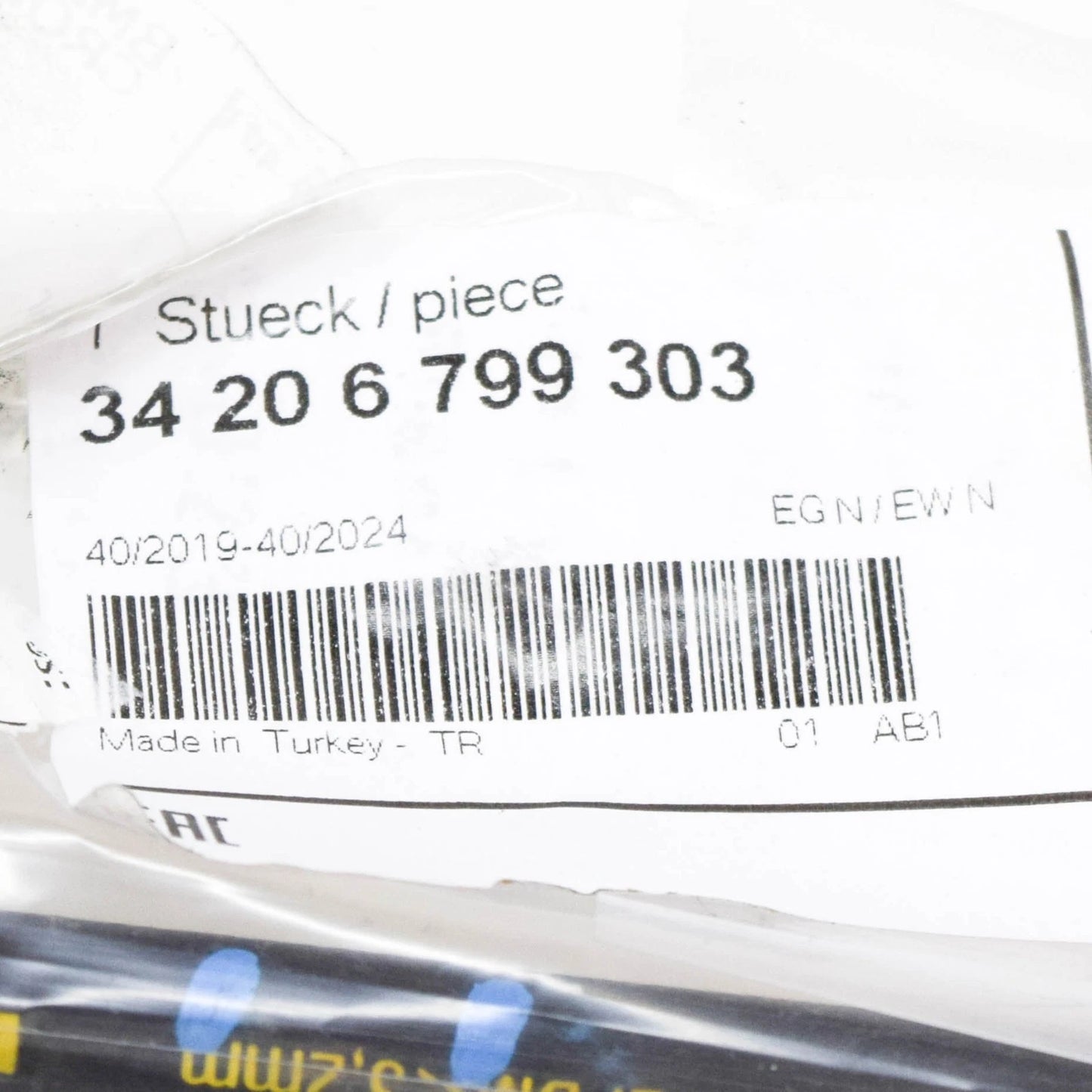 NEW BMW I3 I01 REAR HYDRAULIC BRAKE HOSE PIPE 34206799303 6799303 ORIGINAL