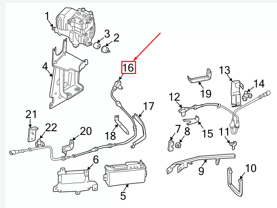 NEW VW TOUAREG 7L RIGHT PARKING BRAKE SWITCH 7L0947561 ORIGINAL