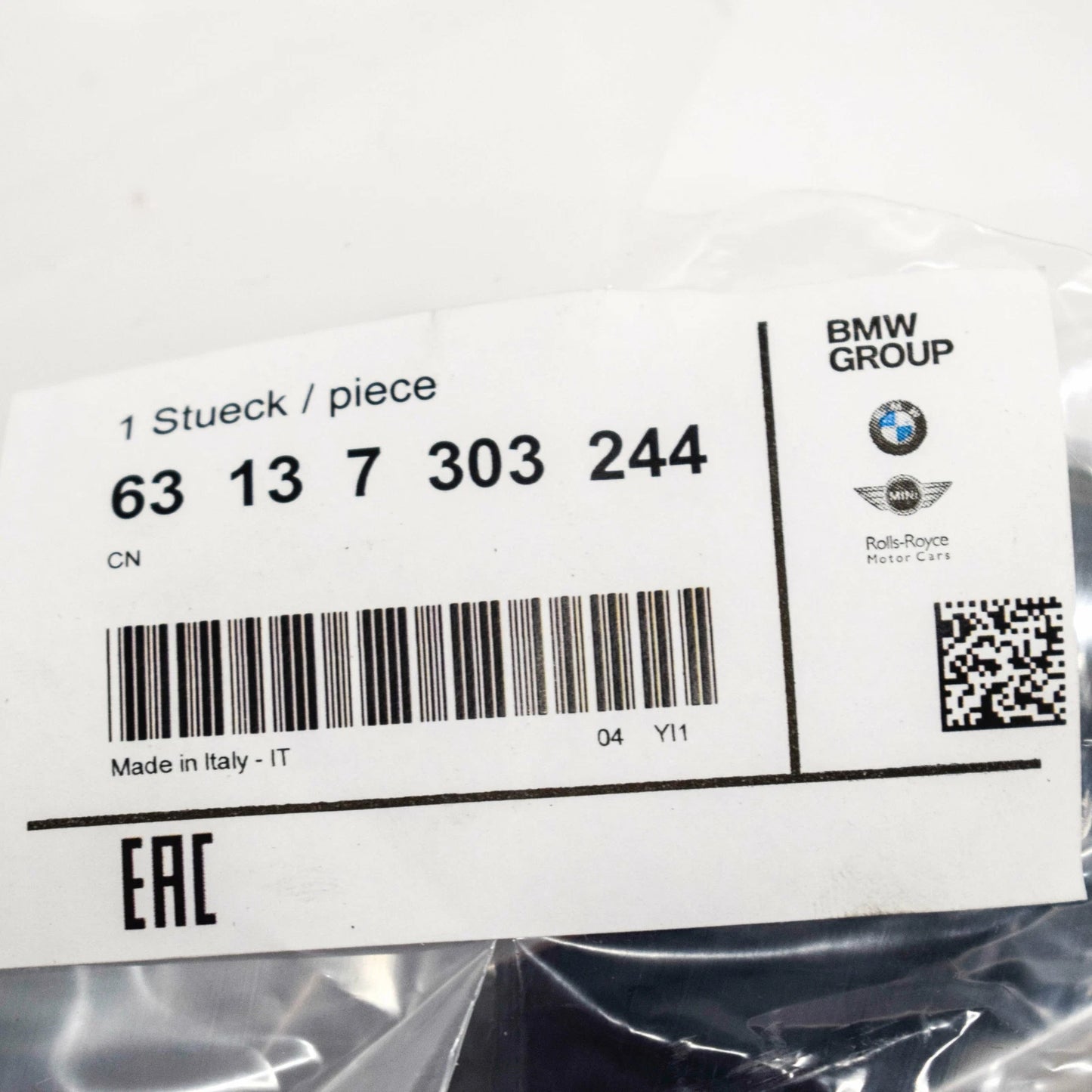 NEW BMW Z4 E89 CHROME TURN INDICATOR LAMP RIGHT FENDER 63137303244 ORIGINAL