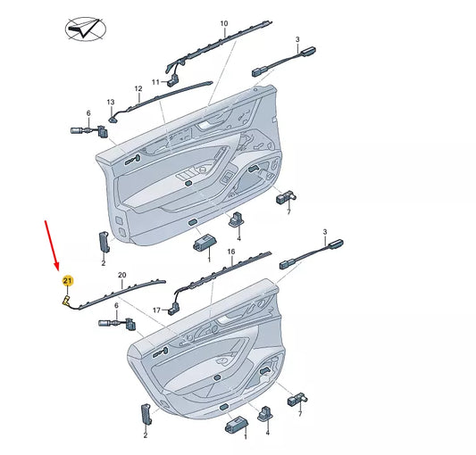 NEW AUDI A6 C8 REAR RIGHT LED MODULE 4K0947355F ORIGINAL