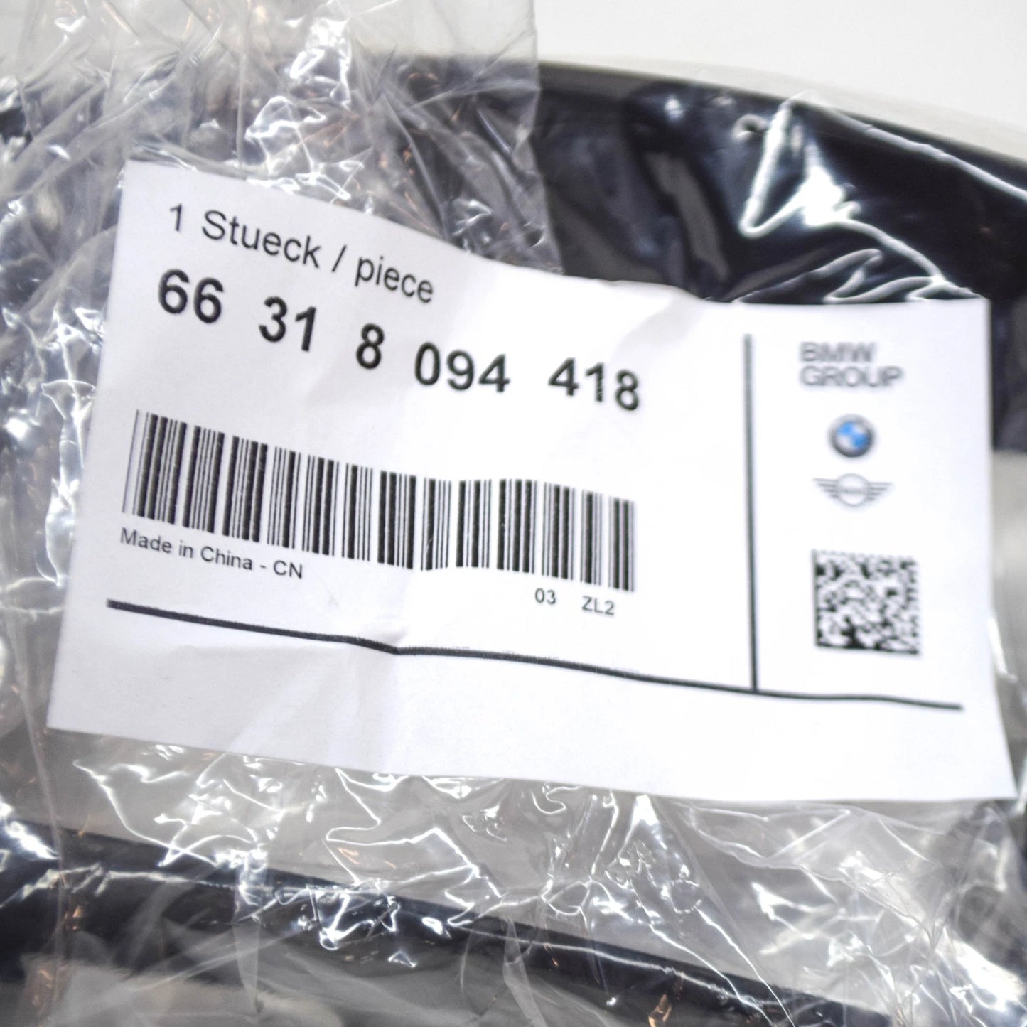 NEW BMW 3 G20 M REAR RIGHT BUMPER ABSORBER FUNNEL 66318094418 ORIGINAL