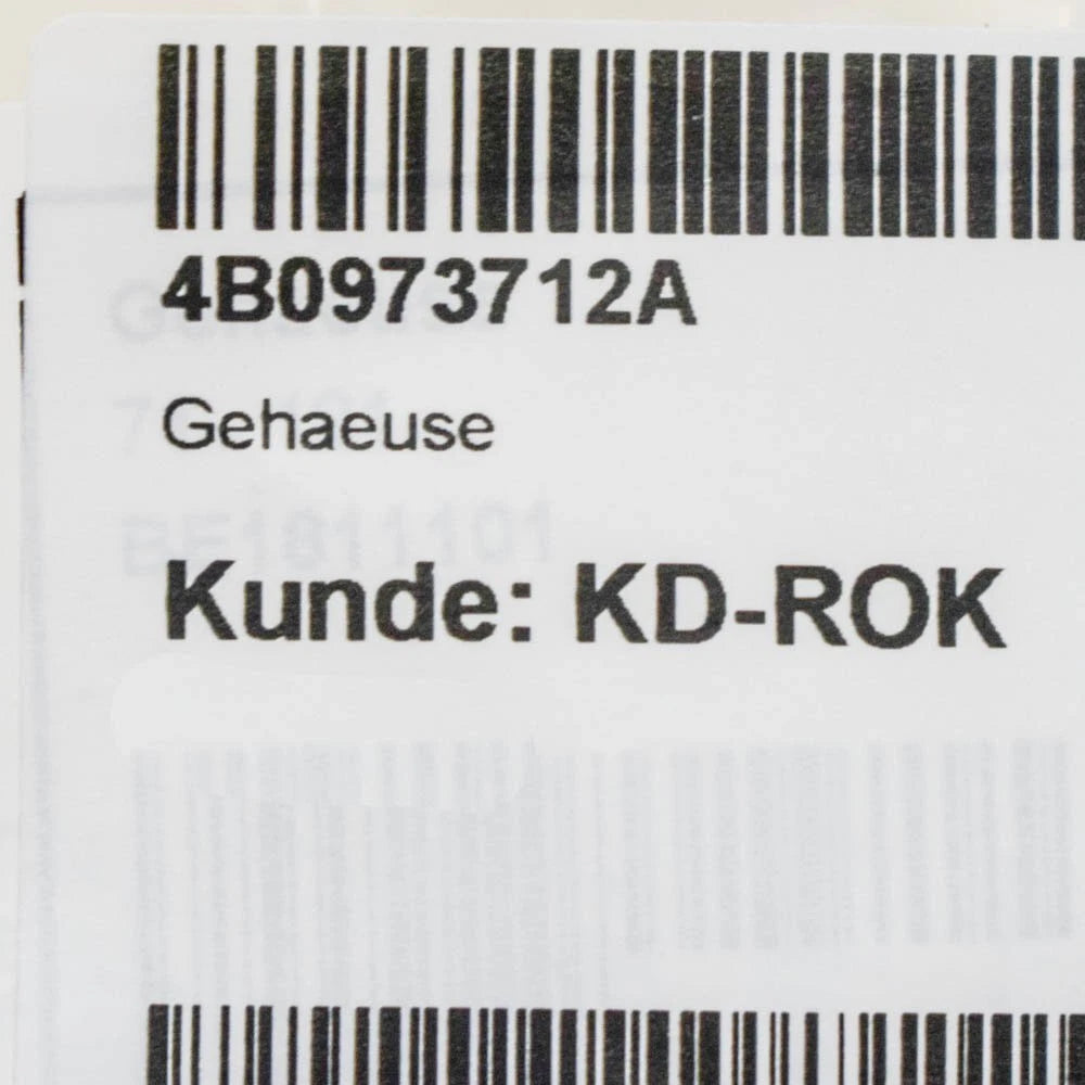 NEW AUDI A6 C5 FLAT CONNECTOR HOUSING 4B0973712A ORIGINAL