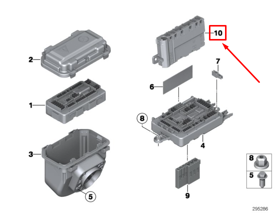 new bmw 4 gran coupe f36 distributor b multi 61149225022 9225022 original
