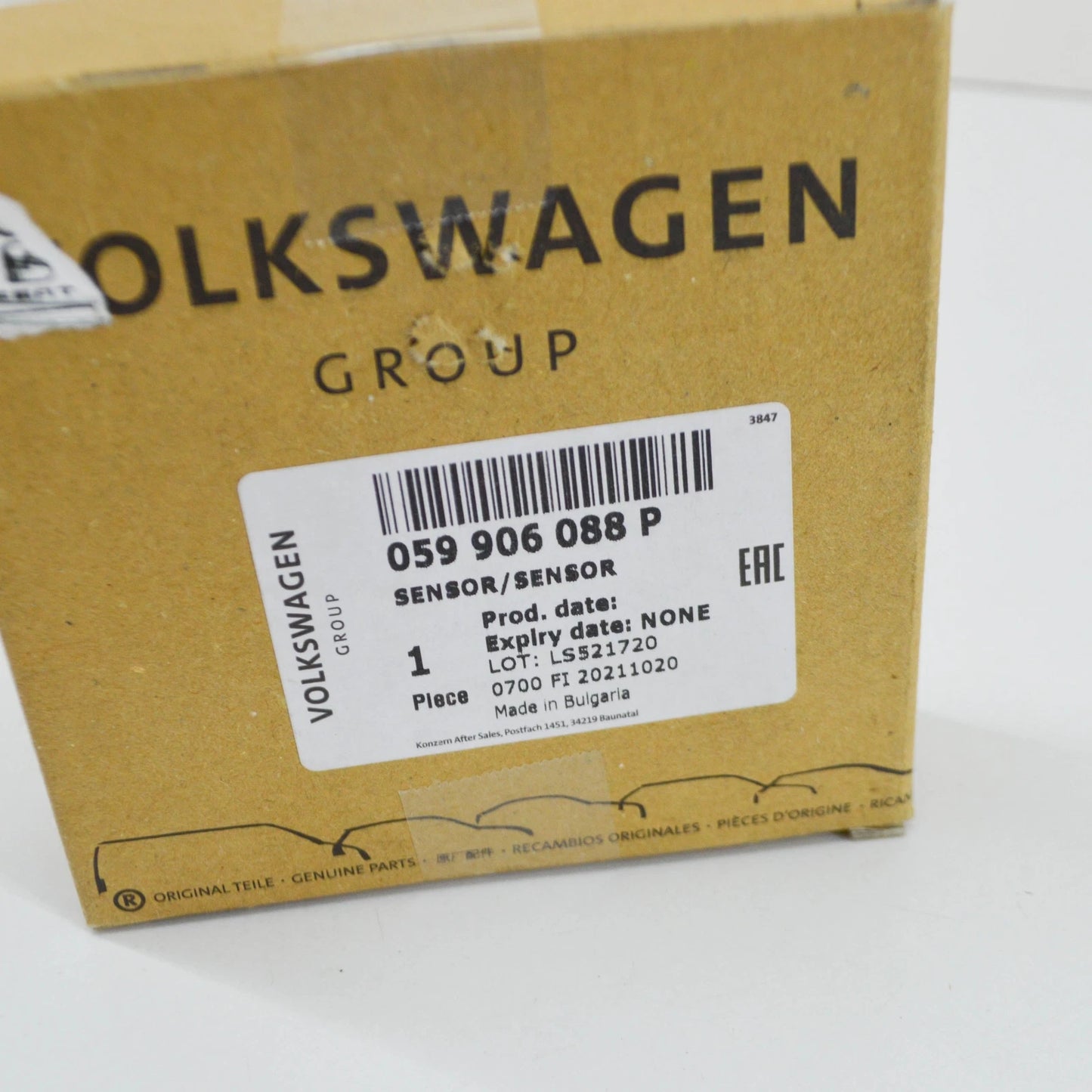 NEW AUDI A4 B8 EXHAUST GAS TEMPERATURE SENDER 059906088P ORIGINAL