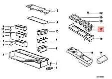 NEW BMW E36 CABRIO COUPE CUP HOLDER IN CENTER CONSOLE 8217480 51168217480