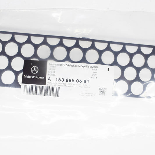 NEW MERCEDES-BENZ ML W163 FRONT BUMPER LOWER GRILLE A1638850681 ORIGINAL