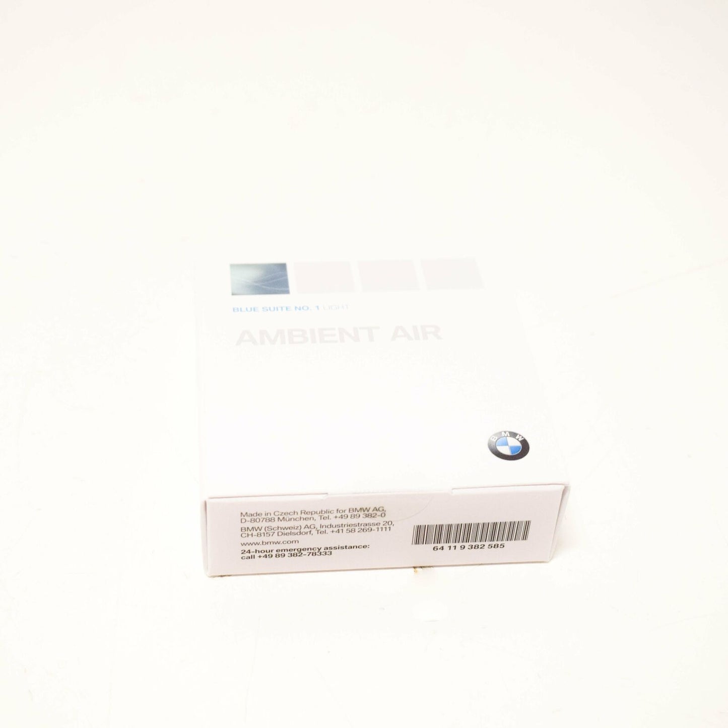 Genuine Bmw Air Freshner Scent Perfume Blue Suite No1 64119382585 9382585 Original
