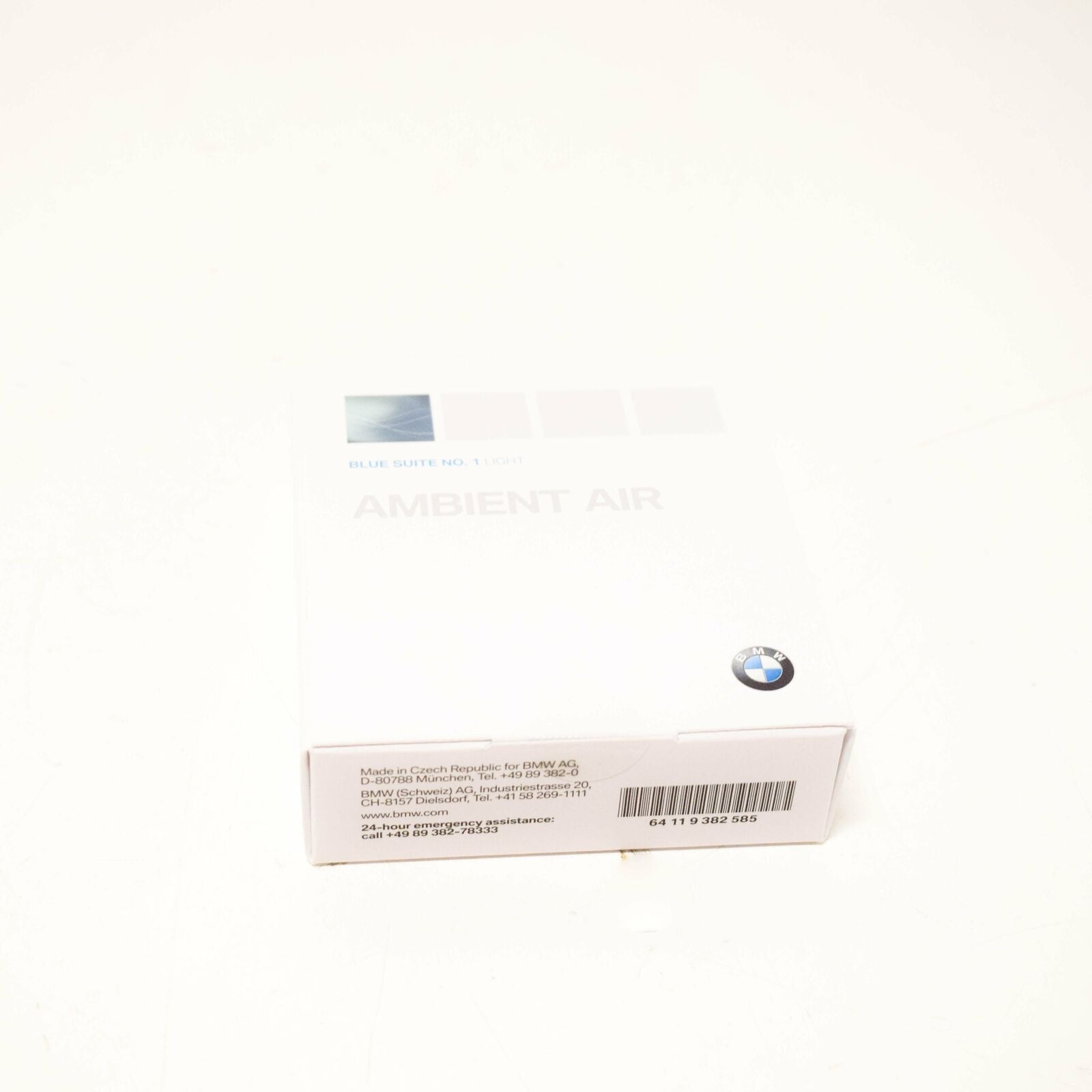 Genuine Bmw Air Freshner Scent Perfume Blue Suite No1 64119382585 9382585 Original