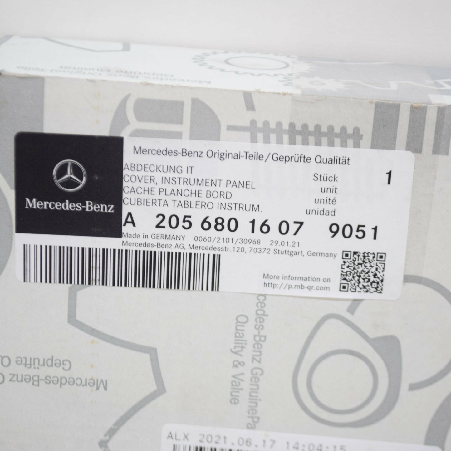 new mercedes-benz c w205 dash central loudspeaker cover a20568016079051 original