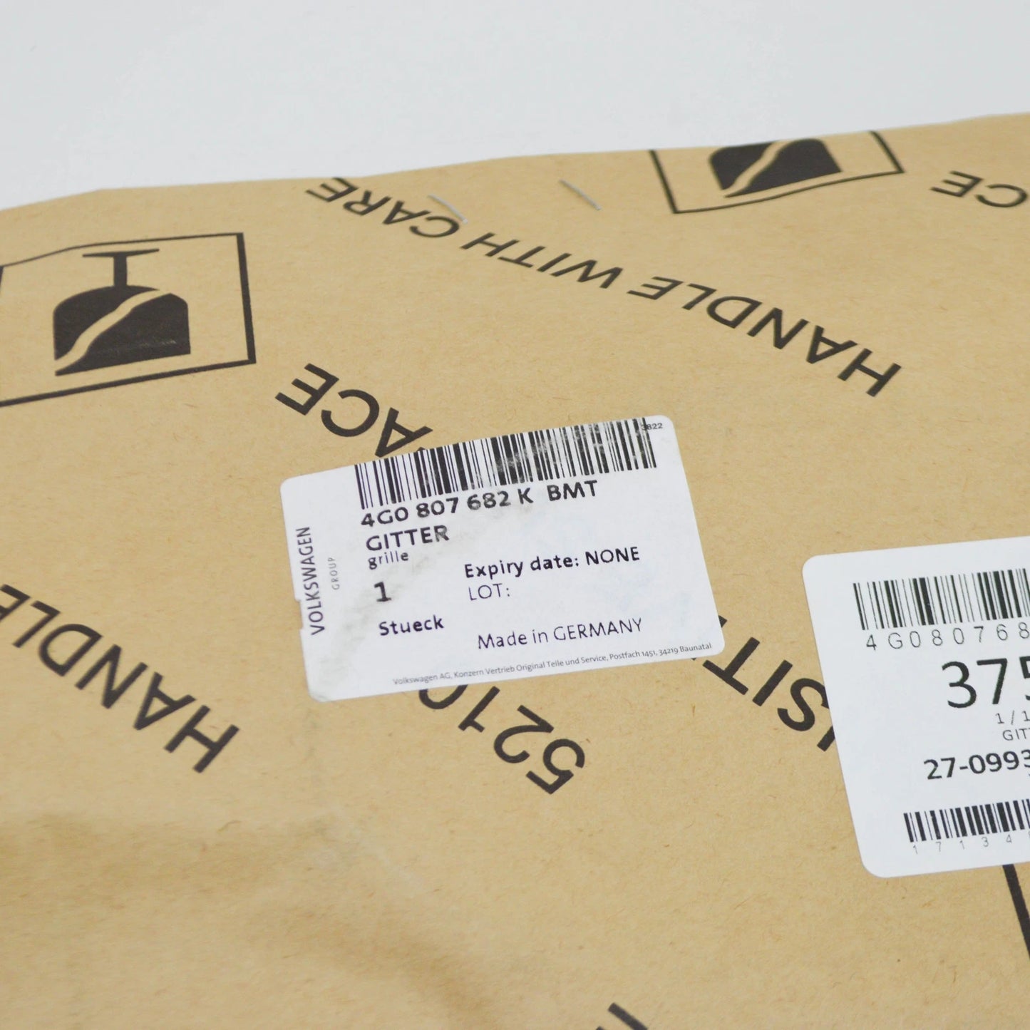 NEW AUDI A6 C7 FRONT RIGHT FOG GRILLE 4G0807682KBMT ORIGINAL