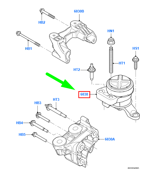 new ford mondeo mk4 engine mounting bracket assy 1453047 6g91-6f012-dd original
