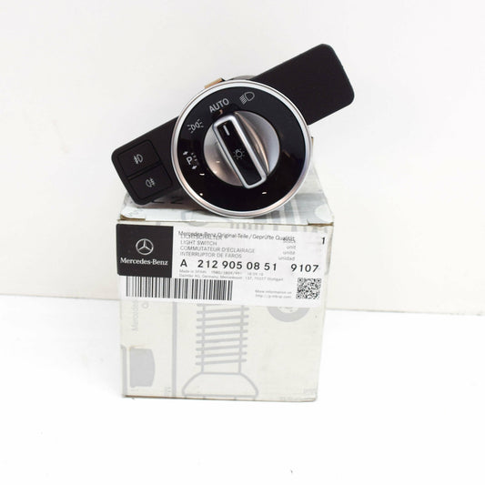 NEW MERCEDES-BENZ E W212 HEADLAMP SWITCH A21290508519107 ORIGINAL