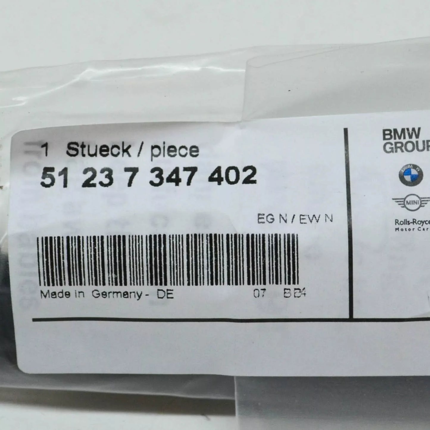 NEW BMW 5 G30 FRONT RIGHT BONNET HOOD GAS STRUT 51237347402 ORIGINAL