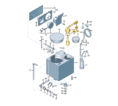 NEW VW MULTIVAN T5 FRESH WATER LEVEL SENDER 7E7068257C ORIGINAL