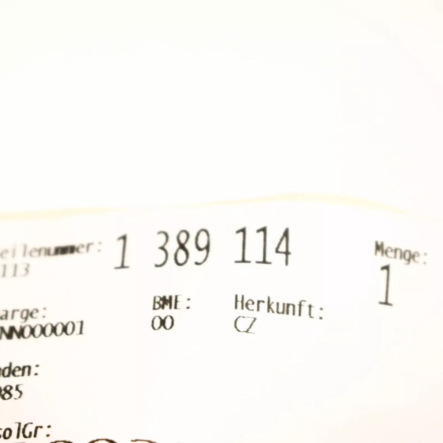 NEW BMW 5 E34 BLACK RELAY MOUNT HOLDER 61131389114 ORIGINAL