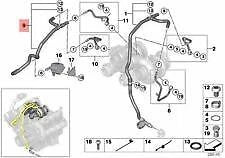 NEW BMW E70 E71 SAC SUV HEATER RETURN HOSE 7598343 11537598343 ORIGINAL