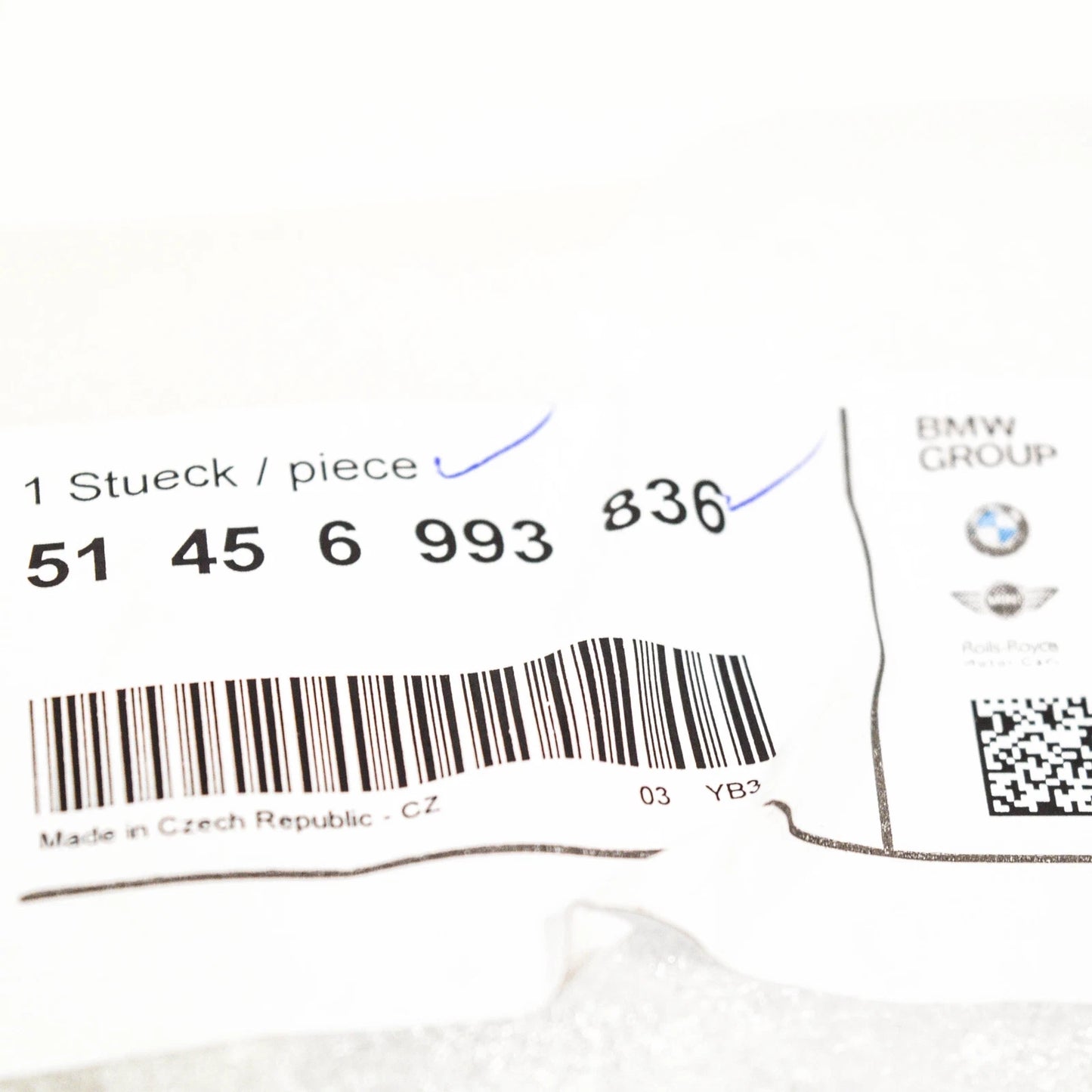 NEW BMW 5 G30 INSTRUMENT DASH PANEL RIGHT OUTER TRIM 51456993836 ORIGINAL